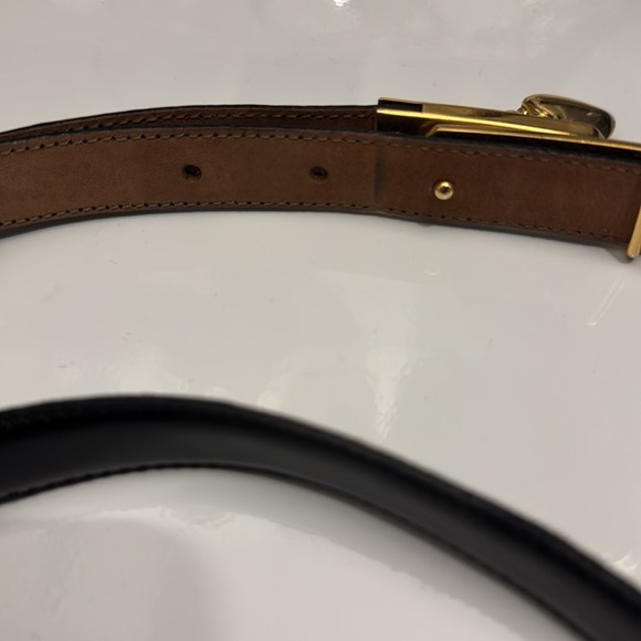 Vintage Moschino black leather belt with heart locket-Preloved - Picture 11 of 12